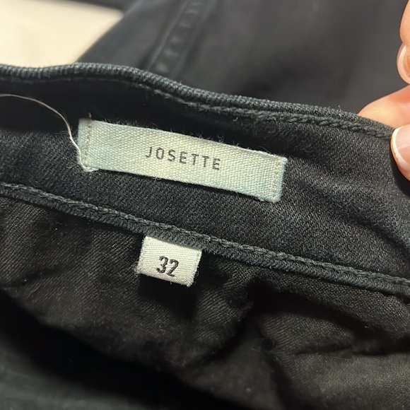 Imogene + Willie Josette High Rise Slim Fit Jeans Size 32 in Black Wash Denim - Picture 10 of 12